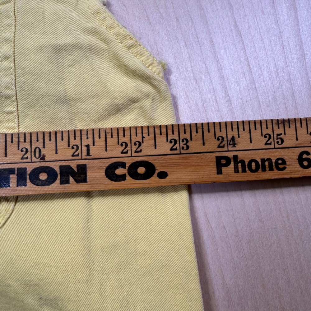 Biker Design 2005‎ Daytona Beach Bike Week Sleeveless Shirt Mens Large Yellow L - Picture 3 of 8